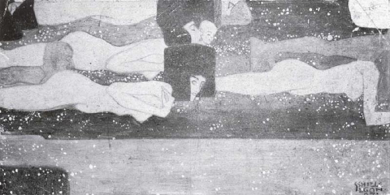 Egon Schiele Water sprites i Sweden oil painting art